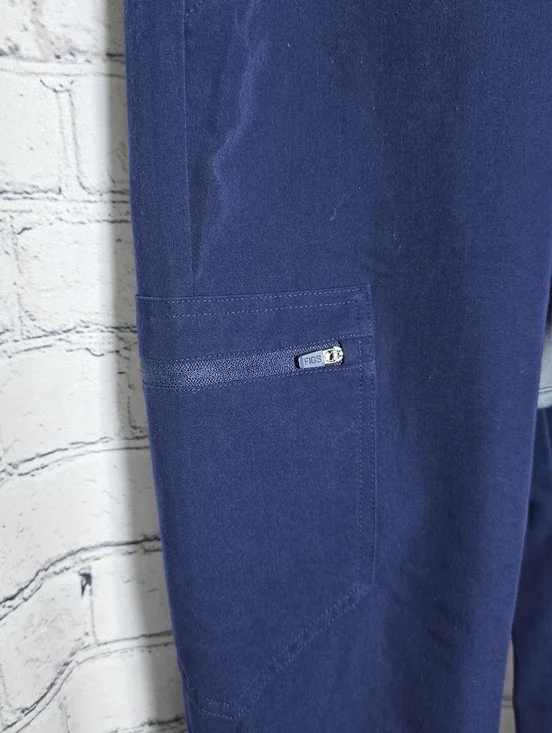 FIGS Women's Navy Scrub Jogger Pants with Drawstring Size XS - Picture 3 of 9